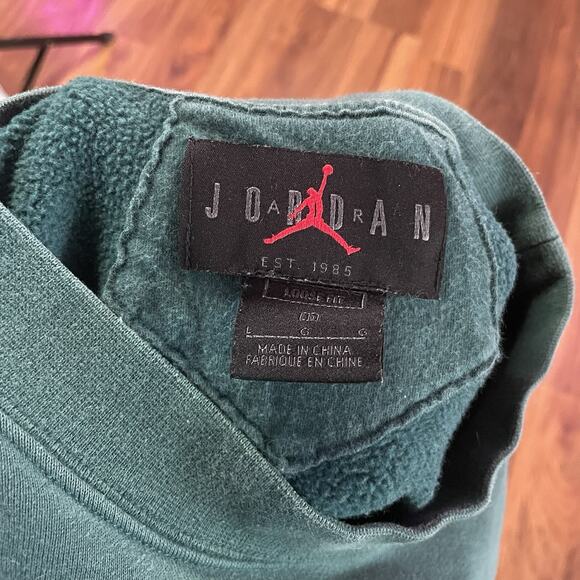 Jordan Flight Fleece Women’s L Loose Fit Oversized Crewneck Mod Crop Sweatshirt - Picture 5 of 10